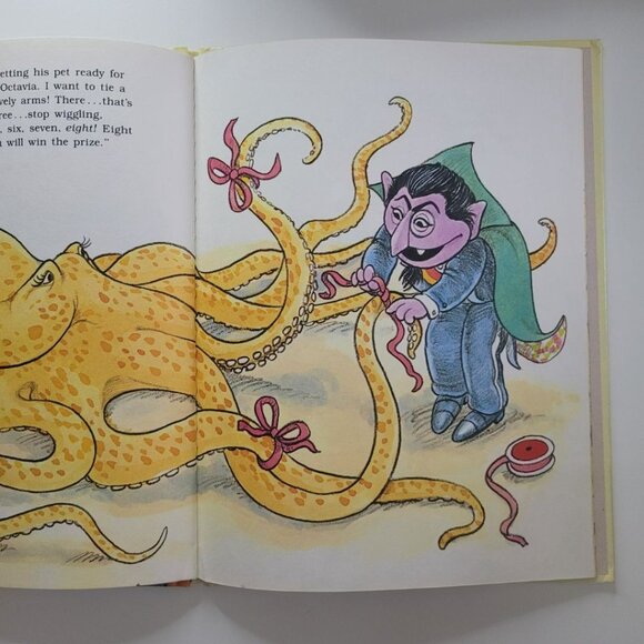 Sesame Street Pet Show Book Vintage‎ 1980s Muppets Jim Henson Big Bird Ernie - Picture 5 of 8